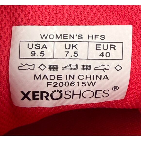 Xero HFS Lightweight Barefoot Sneaker Silver Blue Size 9.5 Road Running Fitness - Picture 11 of 11